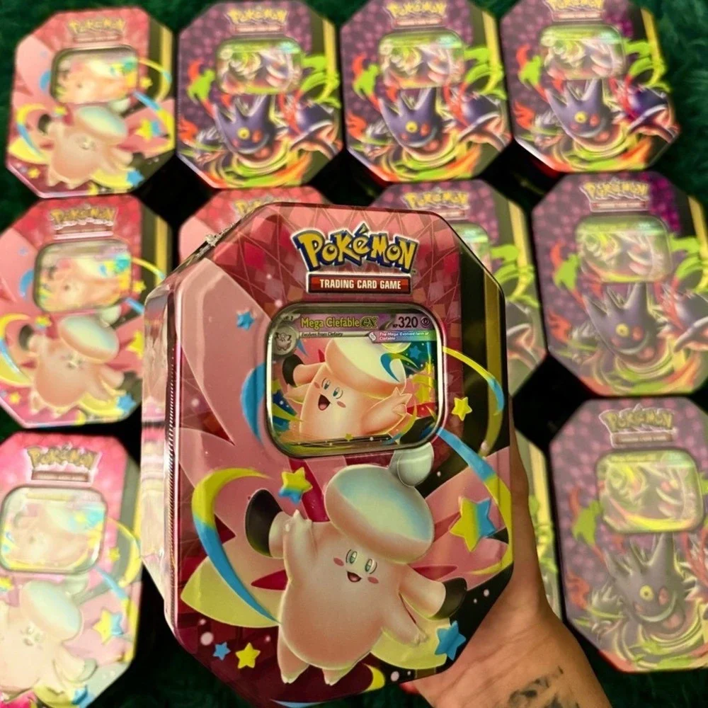 (1) Pokemon Moonlit Gengar Tin Or Clefable Tins
